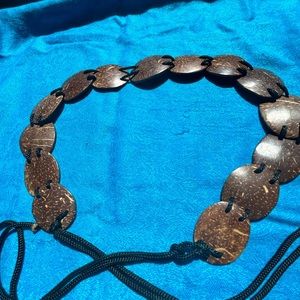 COCONUT SHELL BELT / SASH
